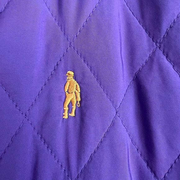 Jack Murphy Quilted 12 Purple Field Coat Country Outdoor Barn Jacket Equestrian - Picture 5 of 16
